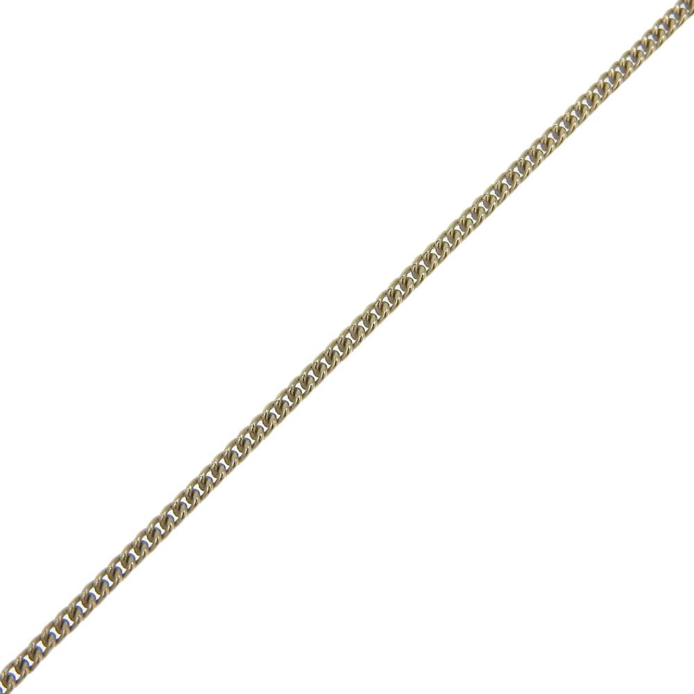Chanel COCO Mark Necklace Gold/black Plated Gold 13g Women Used