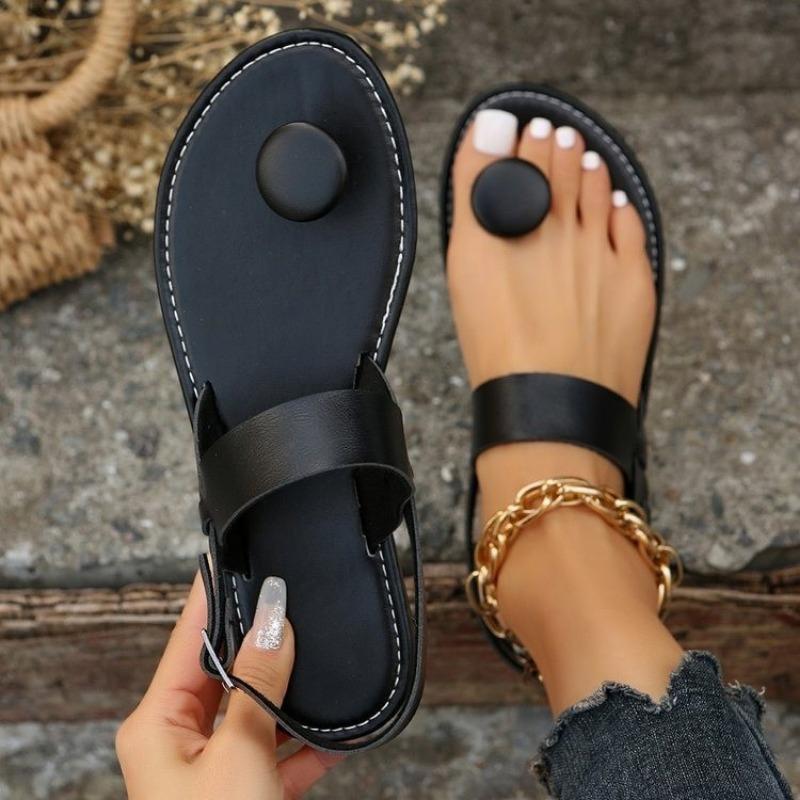 Summer Sandals Thin Straps Women's Flat Shoes Flip-flops
