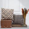 Cushion Cover Cotton Criss-Cross Black 40x40 cm