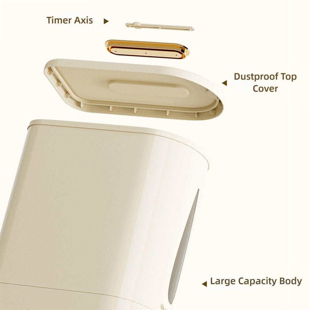 Household 5kg/10kg Rice Dispenser Sealed and Fresh Moisture Proof Rice Bucket Insect-proof Cereal Containers Grain Preservation
