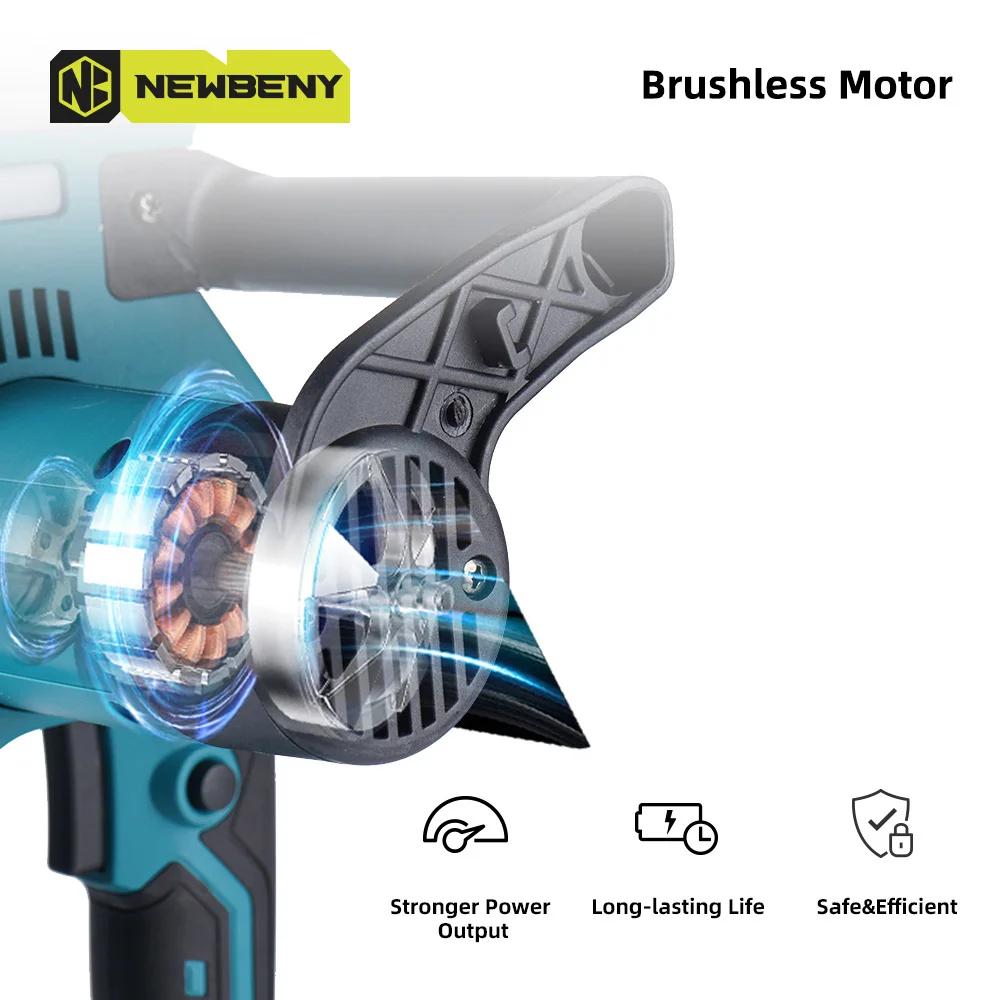 Newbeny 12 Zoll Bürstenlose Elektrische Säge 18000 U/min Akku Tragbar Garten Holzbearbeitungswerkzeug Maschine Für Makita 18V Akku