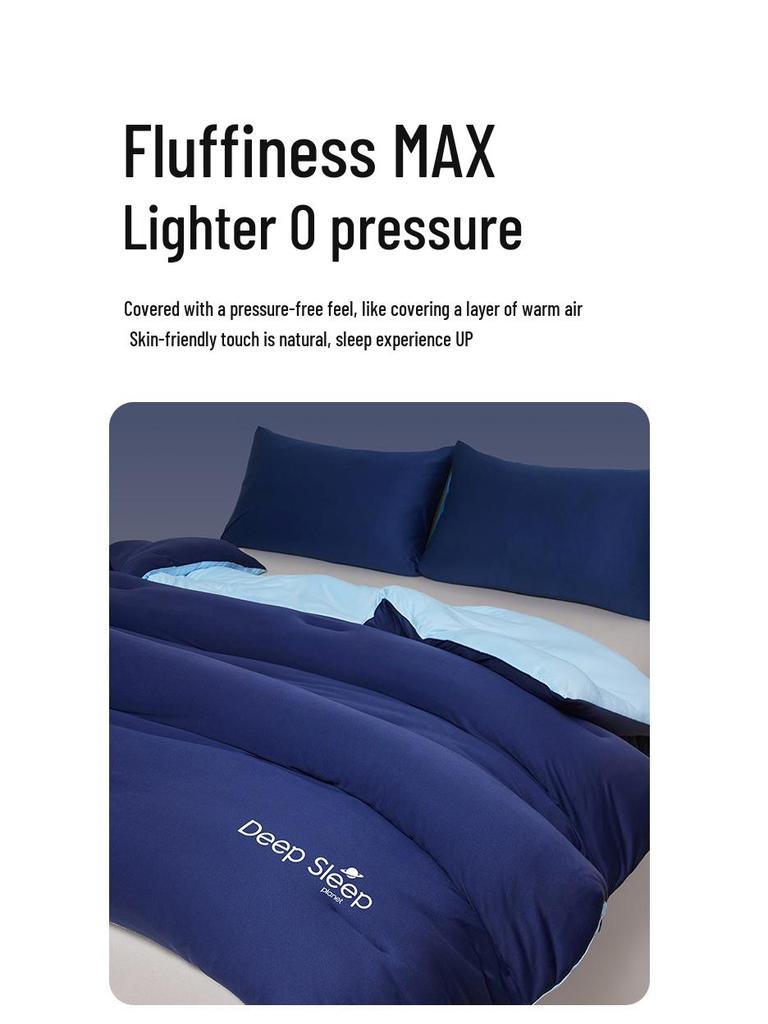 Deep Sleep Temperature-Control Knit Cotton Quilt, All-Season, Thickened for Autumn/Winter