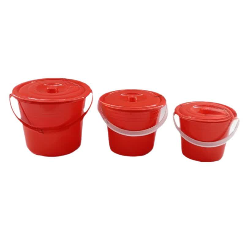 Hanye Red Plastic Small Bucket