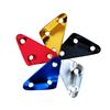 Outdoor Triangle Rope Buckle Three-holes Anti-slip Buckle for Camping Tent