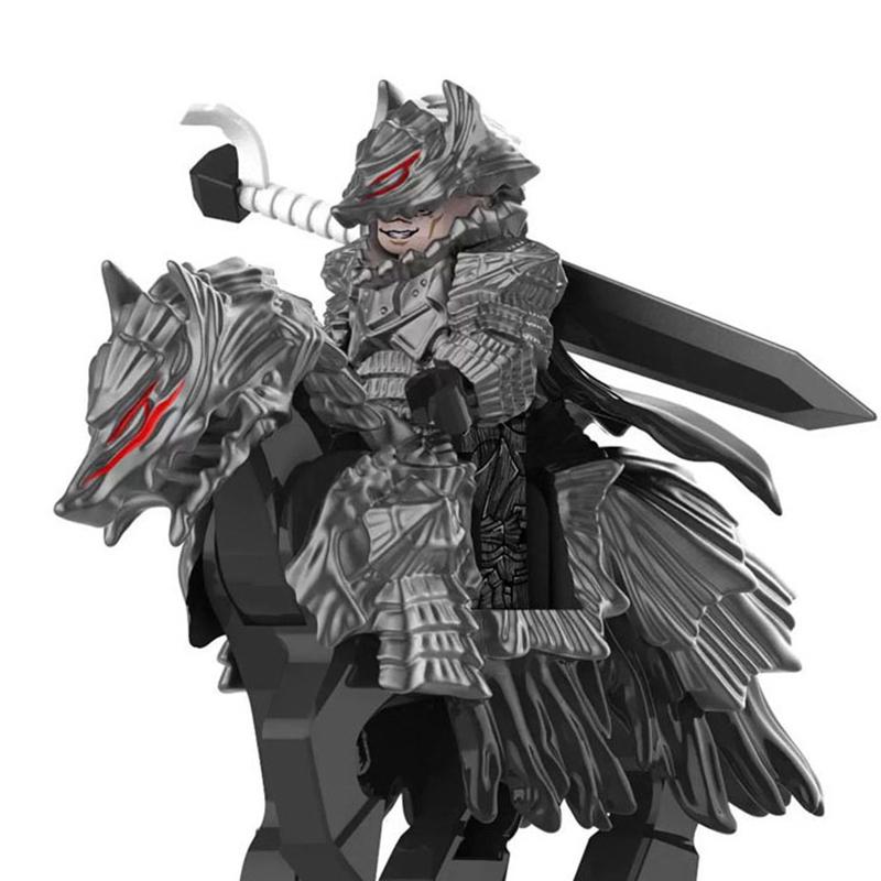 

Аниме Мультфильм Сборные Совместимые Подвижные Кирпичики Берсерк Гатс Мини Пазл Фигурки Экшн Модель Строительные Блоки Игрушки