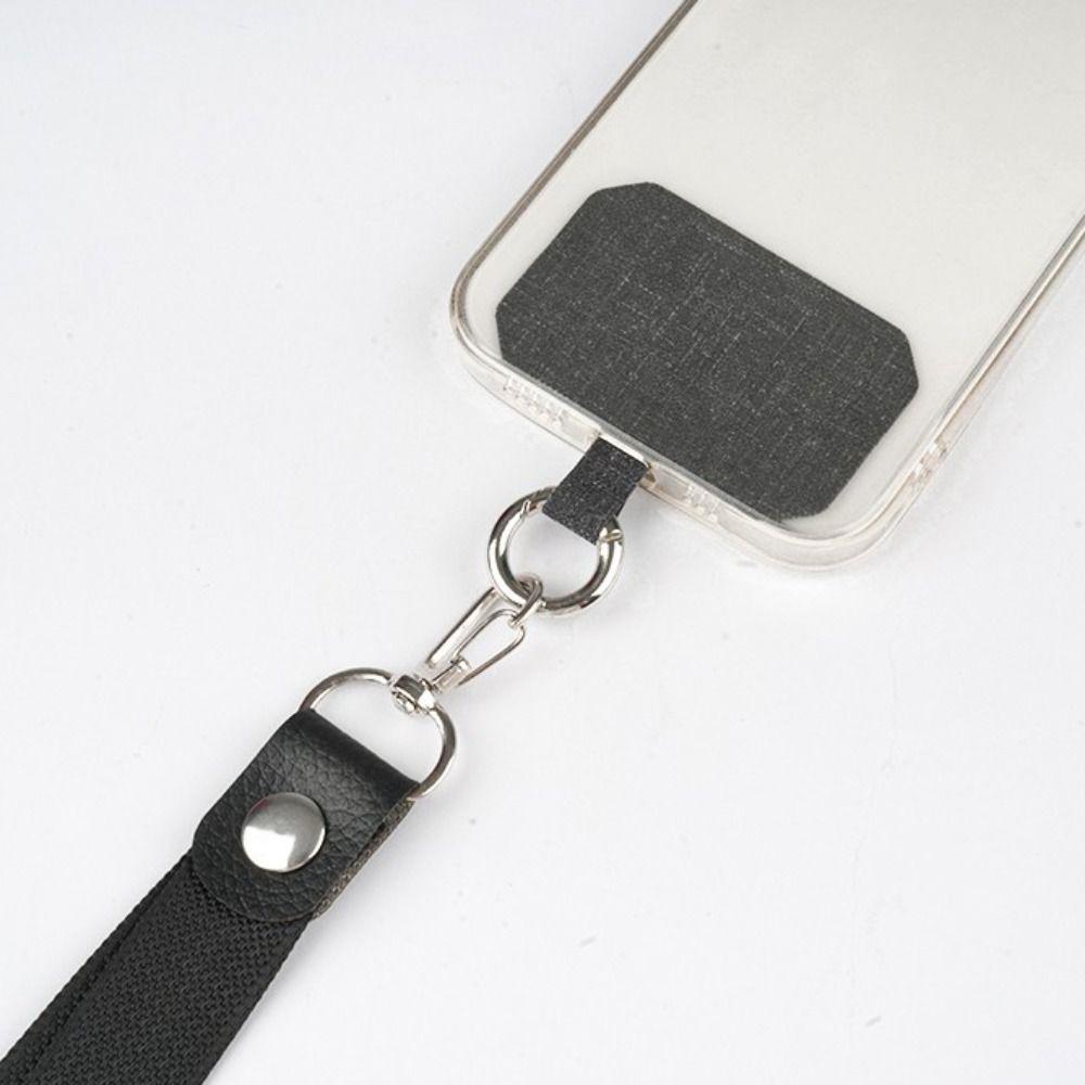 Oxford-Stoff Handy-Lanyard-Clip-Patch Lanyard Metallverschluss Feste Karte Armband-Schnalle
