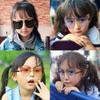 Rimless Children Sun Glasses Cartoon Bear Baby Sunglasses Party Eyewear  for Boys Girls