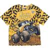 T-shirt Estiva da Uomo Moda Monster Truck Cartone Animato Stampa 3D T-shirt a Maniche Corte da Uomo Ampia Casual per Esterno Magliette Top da Uomo e Donna
