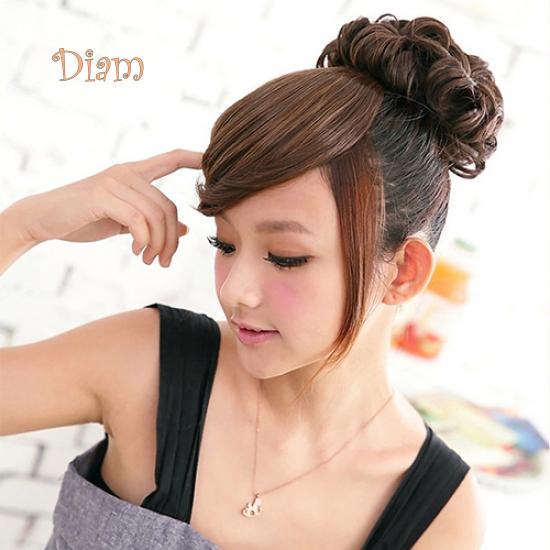 Fetong ondulat ondulat păr sintetic coc acoperă perucă clipă perucă scrunchie extensii de păr