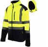 Work Softshell Work Reflective Warning Jacket With Hood Waterpro