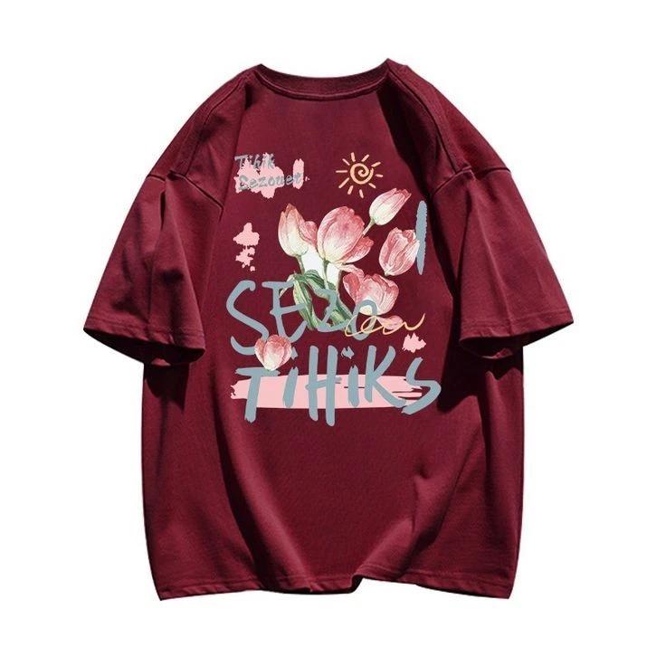 Stay Cool Floral Summer Vibes Graphic T T-Shirt S