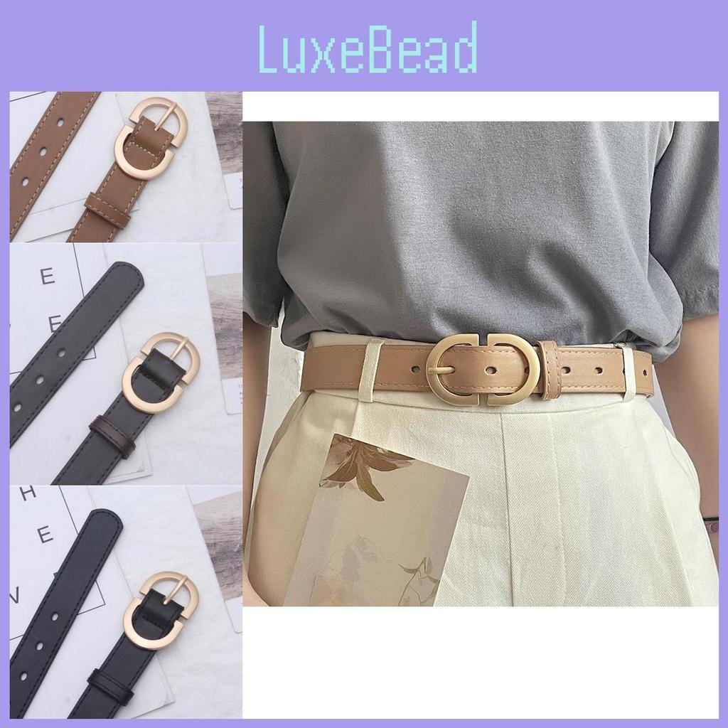 Schicker schwarzer PU-Schnallengürtel für Damen, stilvolle Sommer- und modische Freizeitkleidung