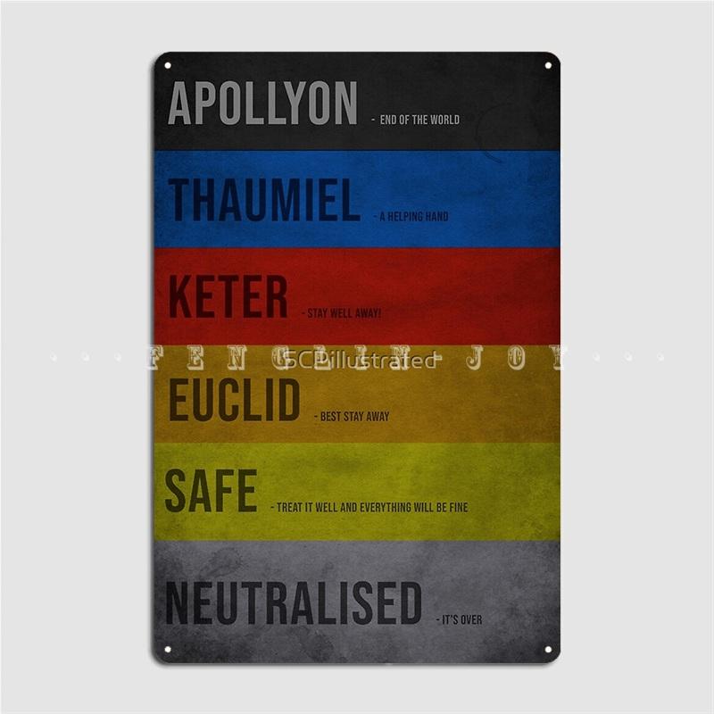 

Scp Classes Metal Sign Club Party Wall Personalized Garage Decoration Tin Sign Posters 20x30cm