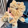 Plush Fabric Plush Cat Headband Cat Shape Plush Scrunchies Kitten Headband  For Girls Women