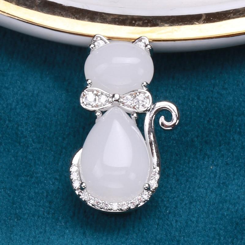 

Blucome модная брошь с милым котом, женская темпераментная корсажная куртка, аксессуары для кардигана, шаль, шарф, пряжка серебряный