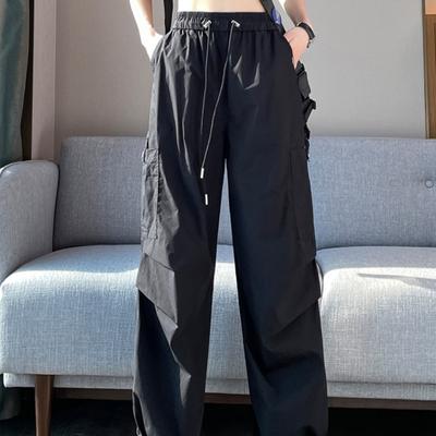 Summer Cargo Pants For Women Casual Loose Pants Work Trousers Joggers Fashion Pants Pantalon High Waist Sports Pants 27896