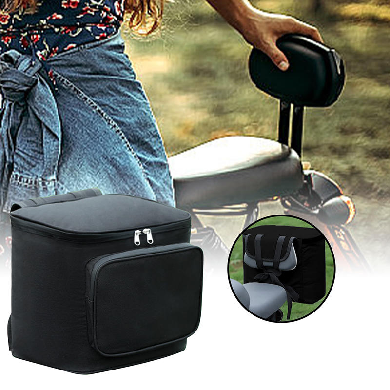 Waterproof Motorcycle Storage Bag Large Capacity Front Rear Mount Pannier Bag with Shockproof for E-Bike Scooter