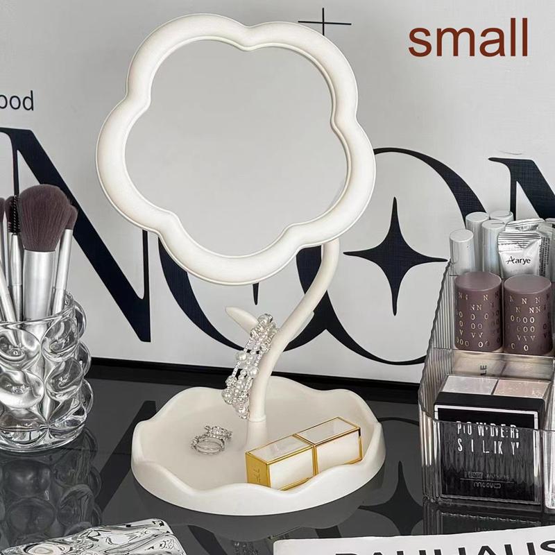 360 ° Rotatable Floral Mirror for Office,dormitory | Sunflower Makeup Dressing Mirror, High-end Style, Bedroom Home Decoration