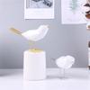 AEE4-Modern Cute Bird Statues European Decorations Geometric Animal Statues Office Sculptures Abstract Decoration