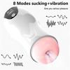 Automatic Intelligent Masturbator Blowjob Telescopic Cup Rotating Real Toy Vagina Sex Male Sex Vibrator Products Adult Silicone