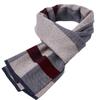 Gentlemen 100% Pure Wool Scarf For Men Birthday Gift Winter Warm Scarf 180*30Cm