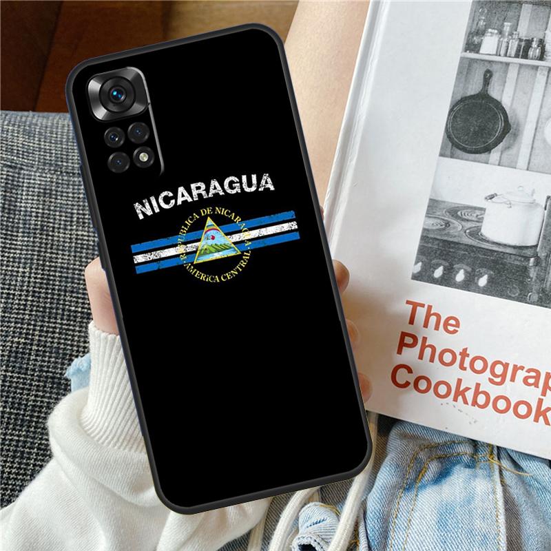 Nicaragua Flag Case For Xiaomi Redmi Note 12 10 9 11 Pro 9S 10S 11S 12S Cover For Redmi 12 9C 10C 12C 13C