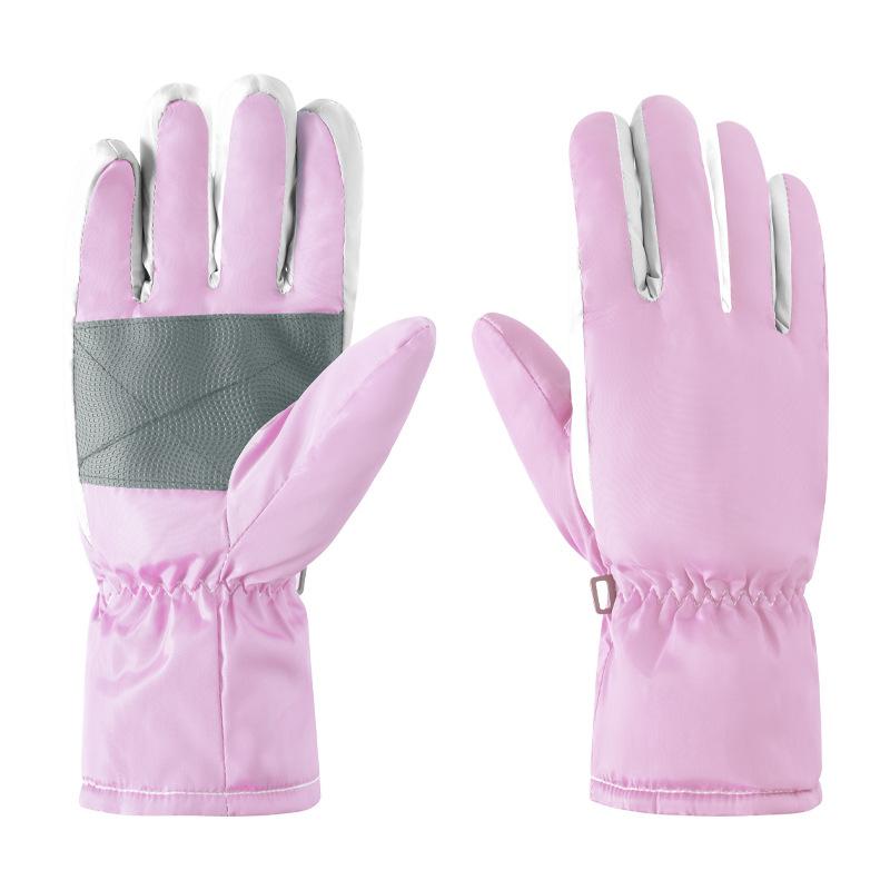 Adult Winter Ski Gloves for Men and Women Windproof Waterproof and Velvet Thickened Professional Outdoor Warm Cycling
