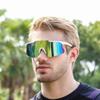 New Men Windshield Cycling Sunglasses UV Protection Outdoor Sports Glasses Trendy 66309