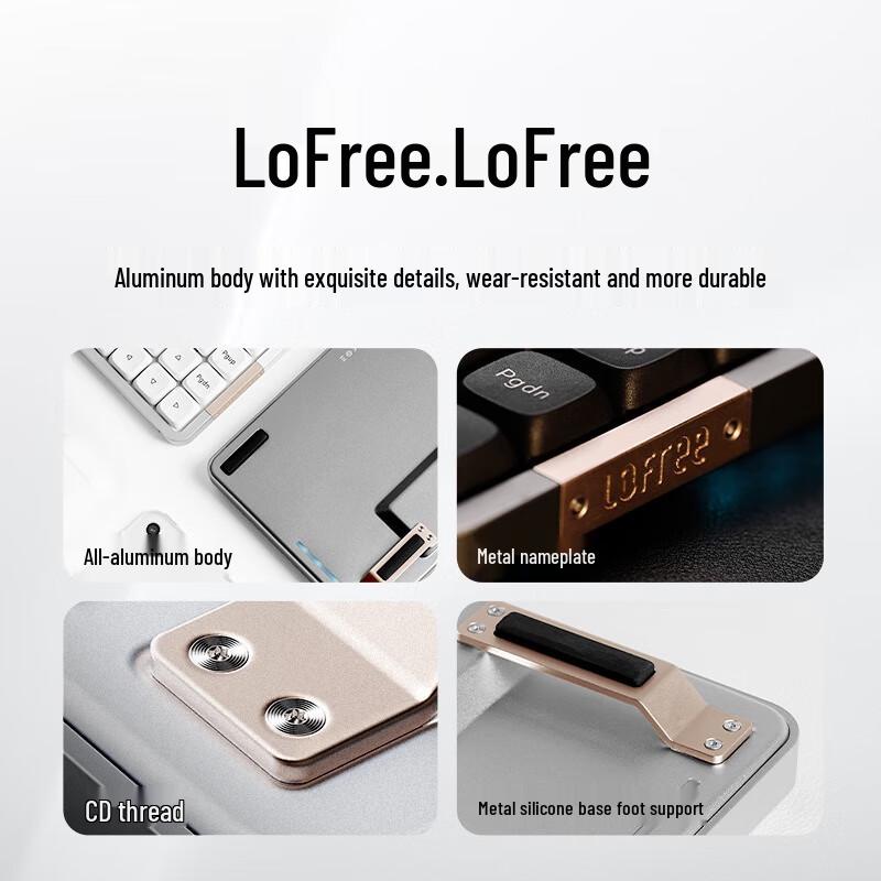 LOFREE Flow 100-Key Dual-Mode Low-Profile Mechanical Keyboard