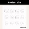 24 Pcs Glossy Full Cover False Nail Elegant Stick On Nail French Tip Press On Nail Reusable Artificial Acrylic Nail