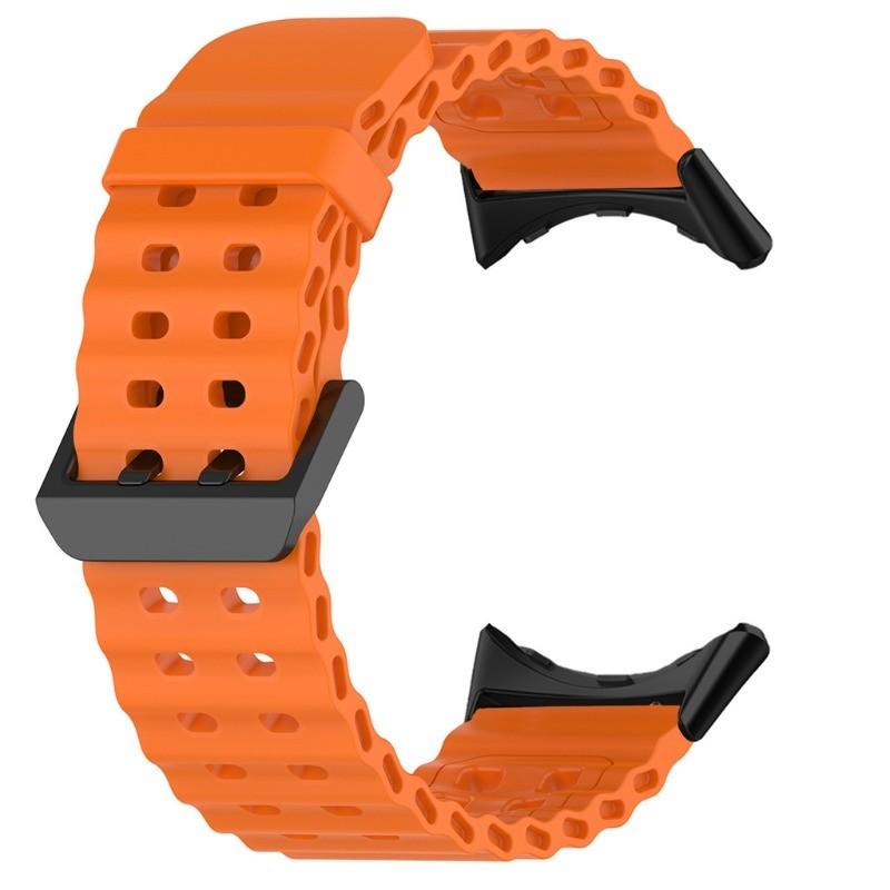 

Морской океанический ремешок для Google Pixel Watch 4/3 45 мм Двухцветный силиконовый ремешок для Pixel Watch 3/4 45 мм Дышащий спортивный браслет pixel 3 4 45mm