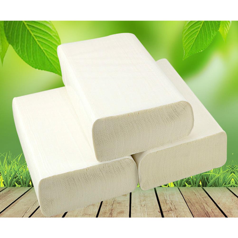4 Rolls Paper Towel for Toilet Wipe Hands Kitchen Oil-absorbing Absorption Towels