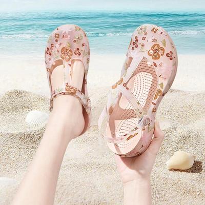 XGGC Women's Summer Outdoor Jelly Clogs