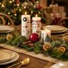 Holiday Crafting Accessories Christmas Candle Transfer Stickers, DIY Craft Supplies, Waterproof Water Decals for Candles Decorative Making And Festive