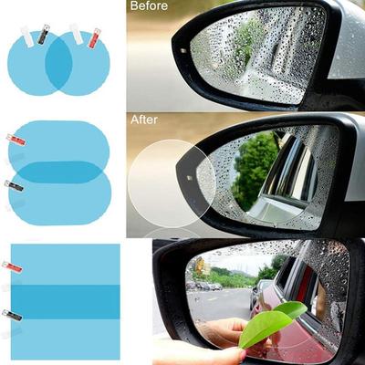 2X Car Mirror Rain-proof Film Car Rearview Mirror Waterproof Film Window Glass Anti-Fog Anti-reflective Sticker Auto Accessores