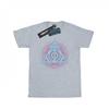 Girls Neon Deathly Hallows Cotton T-Shirt