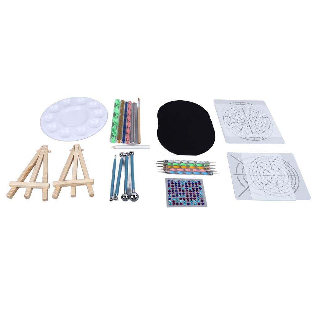 31 Pieces Mandala Dotting Tools Set Professional Mandala Dotting Tools Painting Kit for Painting