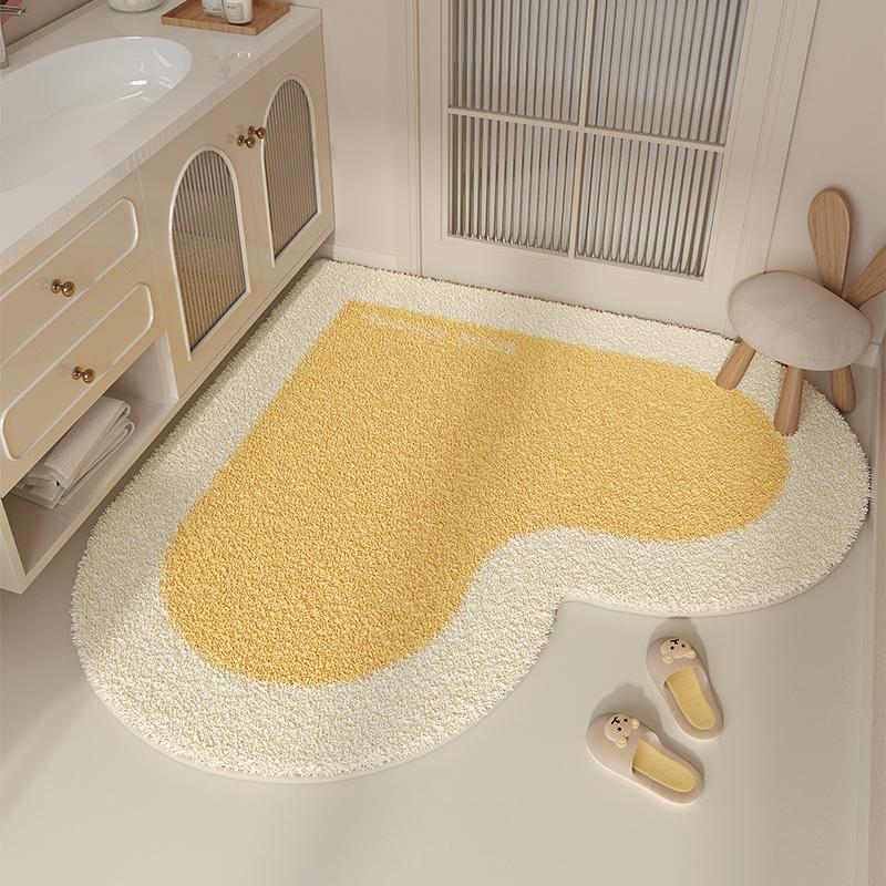 Heart Shape Carpets for Living Room Dopamine Color Bedroom Decor Carpet Thick Plush Lounge Floor Mat Fluffy Soft Cloakroom Rug