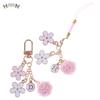New Cute Smart Phone Strap Lanyards for Keys Bag Decoration Hang Rope Daisy Mobile Phone Strap Hang Rope Phone Charm Gifts