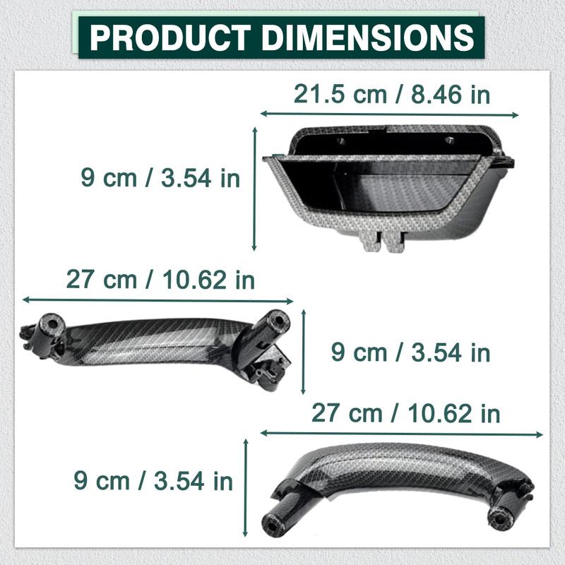 For BMW X3 X4 F25 F26 2010-2017 Interior Door Pull Handle ide Panel with Cover Trim for Car Asseccories 51417250307