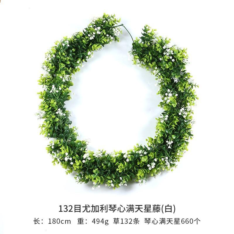Hotel Wedding Photo Simulation Wreath Storefront Decoration Simulation Plant Door Decoration Pendant Green Plants