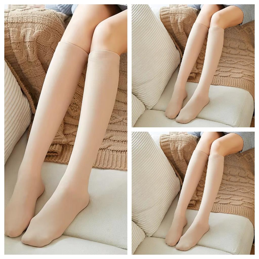 Women/Men Winter Warm Thicken Thermal Socks Wool Cashmere Nylon Snow Black Skin Seamless Velvet Soft Boots Socks