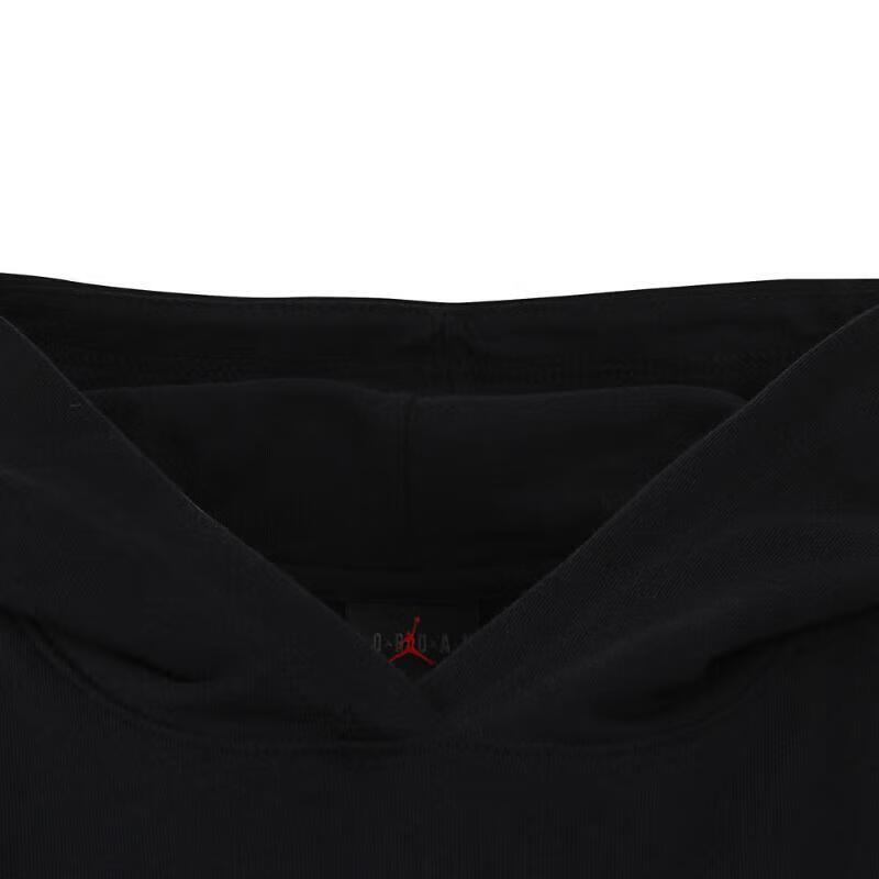 Jordan As W J Brkln Flc Ft Po Solid Color Fashion Sports Casual Hoodie Women Hoodies Black HJ1347-010