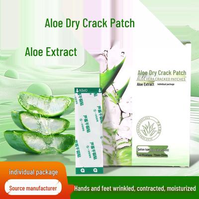 Aloe Extract Hand and Foot Patch: Breathable, High Viscosity for Heel Crack Prevention