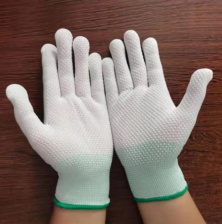 

Универсальные перчатки для мойки автомобиля Антистатические нейлоновые перчатки для мотоциклистов Противоскользящие дышащие защитные инструменты для установки Автомобильные аксессуары белый