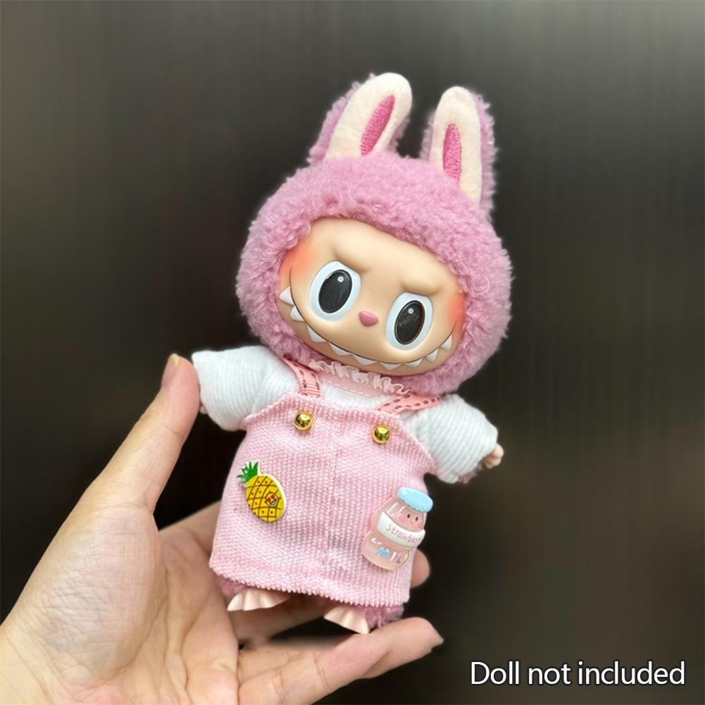 

Модная одежда Ropa Одежда Наряд Аксессуары для куклы Для 15/17см Labubu V2 V1 Плюшевый комбинезон NO DOLL