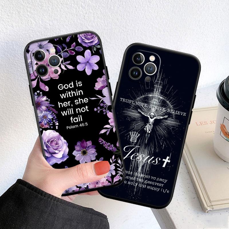 MY3 Bible verse Jesus Christ Phone Case for OPPO A40 A60 A80 A15 A16 A16K A12 A17 A17K A54 A54S A53 A53S A55 A56 A57 A98 F23