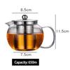 High Quality Heat Resistant Glass Tea Pot Pu Erh Teapot for Tea Set Infuser Teapot With Strainer Gaiwan Kettle Pots Teapots
