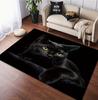 Black Cat Floor Mat, Absorbent Non Slip Washable Door Mat Living Room Bathroom Room Home Decoration Hotel Decoration