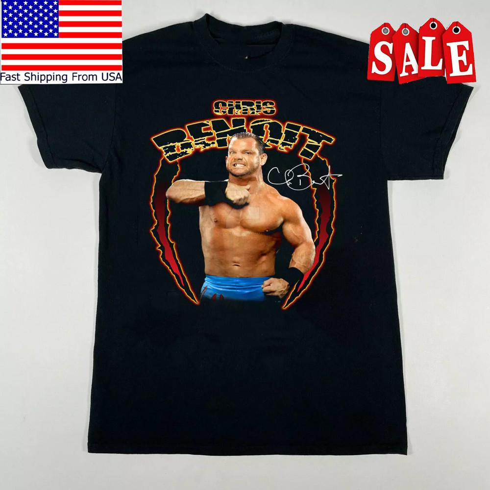 Rare Chris Benoit Cotton Short Sleeve Black S-2345XL Unisex T-shirt Unisex T-Shirt XXXXL